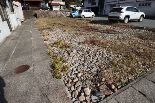 町道から地面撮影